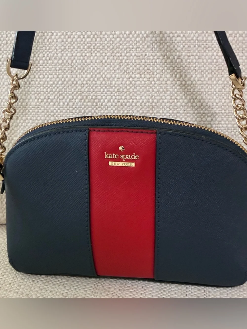 Kate Spade New York
Cameron Street Racing Stripe Hilli 
Crossbdy Bag Leather - Picture 8 of 12